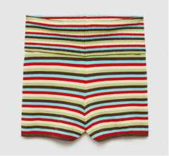 ODM Striped Sleeveless Knit Set – Cropped Tank Top and High-Waisted Shorts