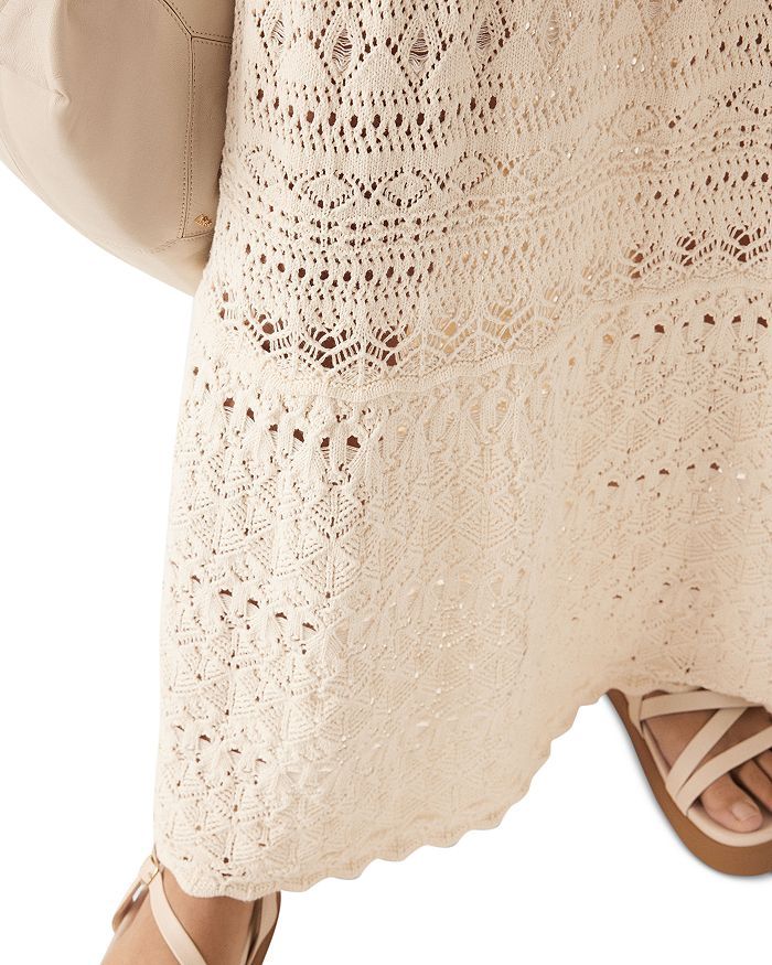Custom Boho  Knit Two-Piece Set – Cropped Cardigan and Maxi Skirt