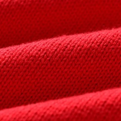 Custom Children’s Red V-Neck with White and Navy Trim Knit Sweater Vest