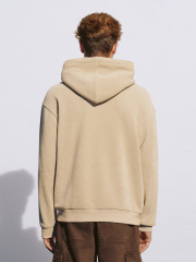 OEM Men's Classic Beige Hooded Sweatshirt