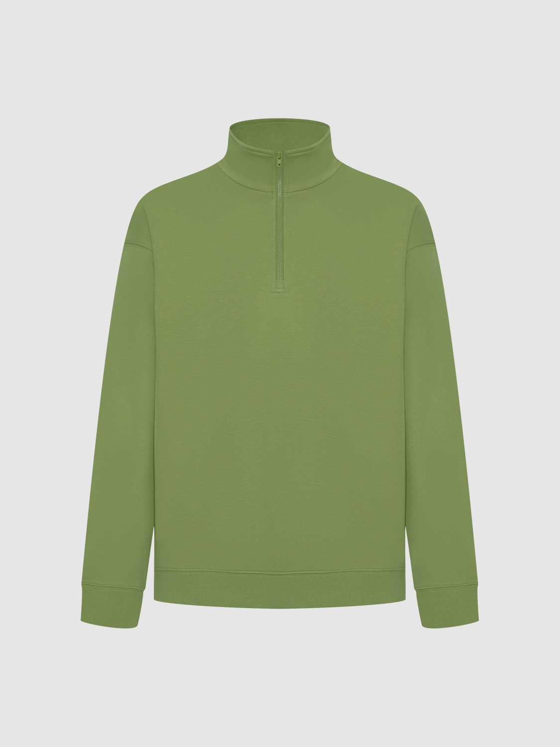 Factory Men's Half-Zip Mock Neck Pullover