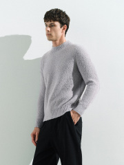 OEM Men's Luxe Bouclé Knit Sweater