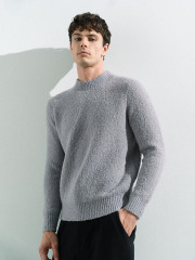 OEM Men's Luxe Bouclé Knit Sweater