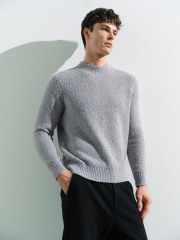 OEM Men's Luxe Bouclé Knit Sweater