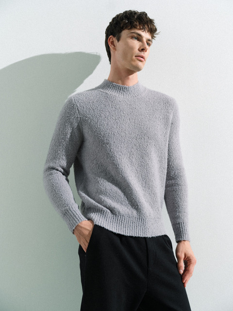 OEM Men's Luxe Bouclé Knit Sweater