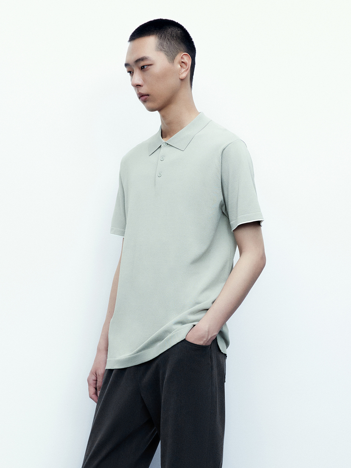 Wholesale Men's Premium Slim-Fit Polo Shirt