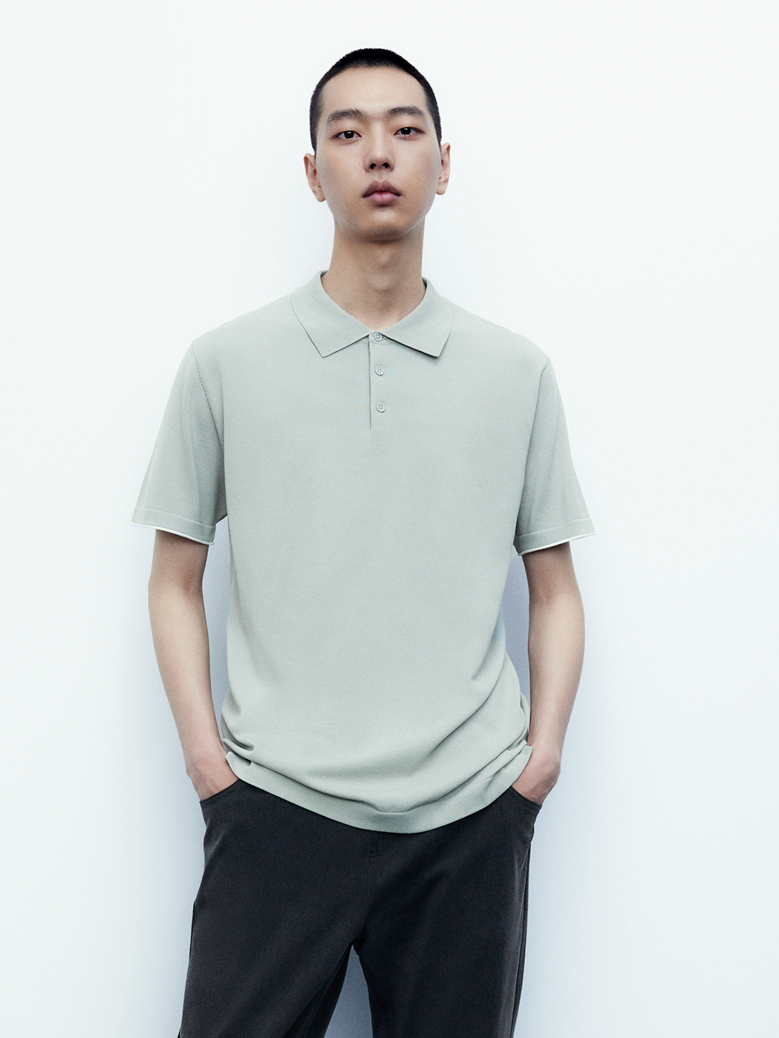 Wholesale Men's Premium Slim-Fit Polo Shirt