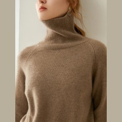 Customize Classic Women’s Cashmere Timeless Elegance Turtleneck Sweater