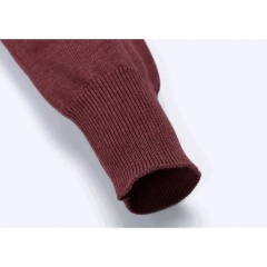 Customize Women’s Classic Button-Up Maroon Cardigan