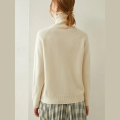Customize Classic Women’s Cashmere Timeless Elegance Turtleneck Sweater