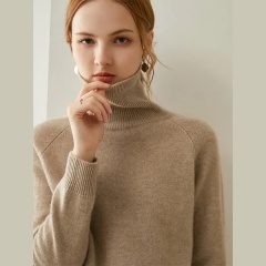 Customize Classic Women’s Cashmere Timeless Elegance Turtleneck Sweater