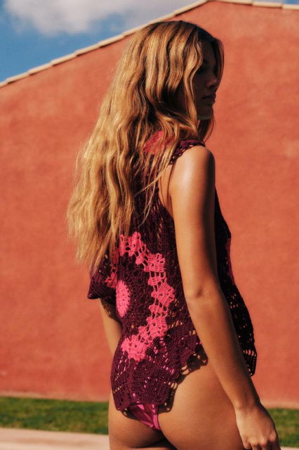 OEM Handmade Boho-Chic Style Crochet kits Sunburst Top