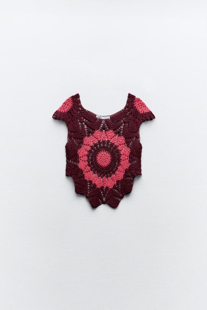 OEM Handmade Boho-Chic Style Crochet kits Sunburst Top