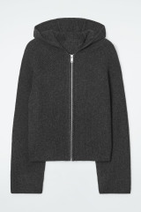 Custom Women's Classic Knit Wool Hoodie Cardigan
