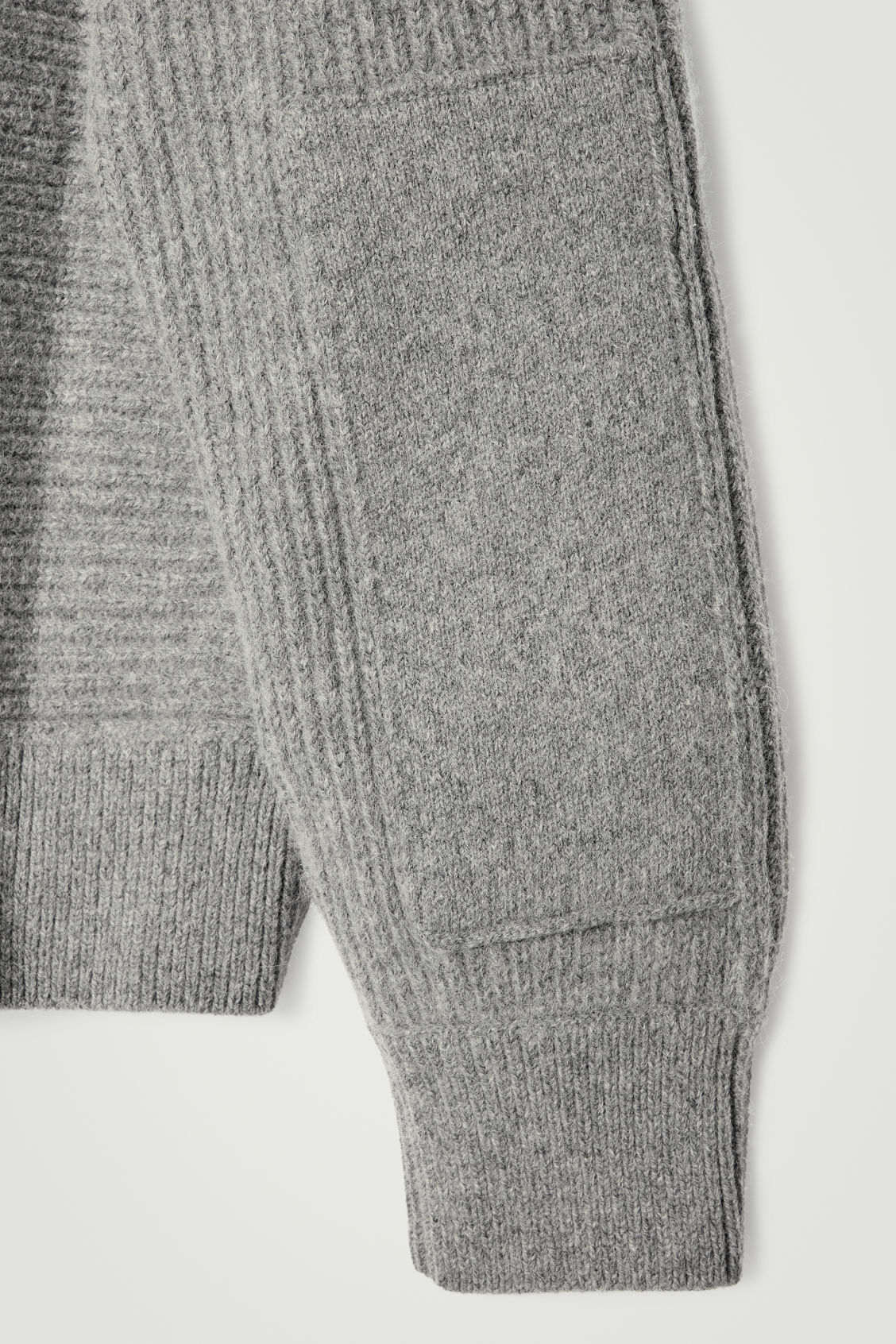 Customizable Men's Ribbed High-Neck Zip-Up Sweater