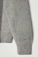Customizable Men's Ribbed High-Neck Zip-Up Sweater