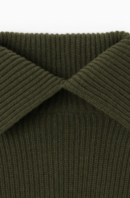 Custom Women's Striped Turtleneck Sweater and Wrap Skirt Ensemble