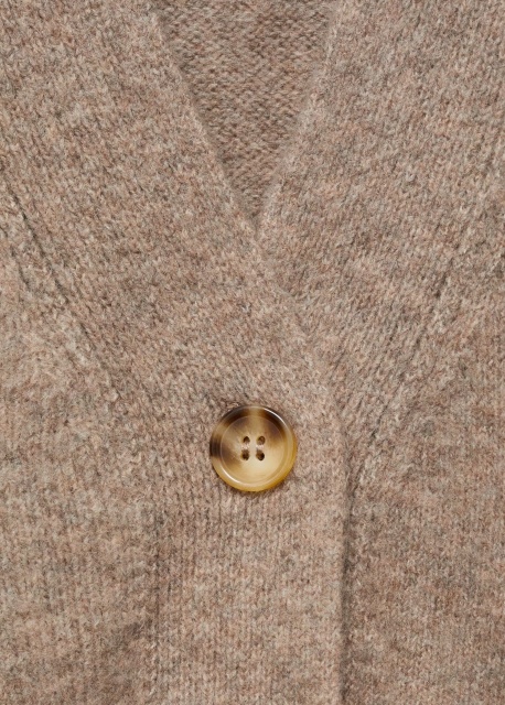Personalized Women’s Soft Knit Cardigan in Camel Brown | Customizable Wholesale Knitwear | OEM/ODM Manufacturer | Jubaodi