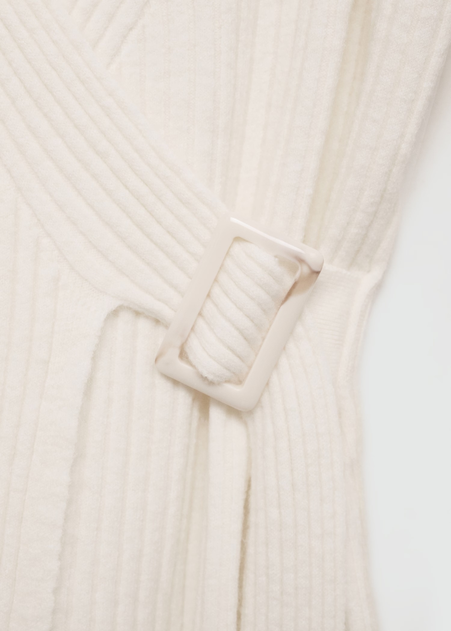 Wholesale Elegant Ribbed Wrap-Style Knit Sweater with Buckle Detail | Customizable ODM & Bulk Knitwear | Jubaodi