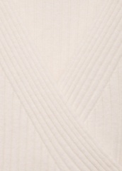 Wholesale Elegant Ribbed Wrap-Style Knit Sweater with Buckle Detail | Customizable ODM & Bulk Knitwear | Jubaodi
