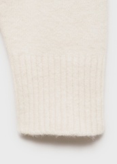 Customizable Women’s Oversized V-Neck Sweater in Ivory White | Wholesale Knitwear | OEM/ODM Manufacturer | Jubaodi