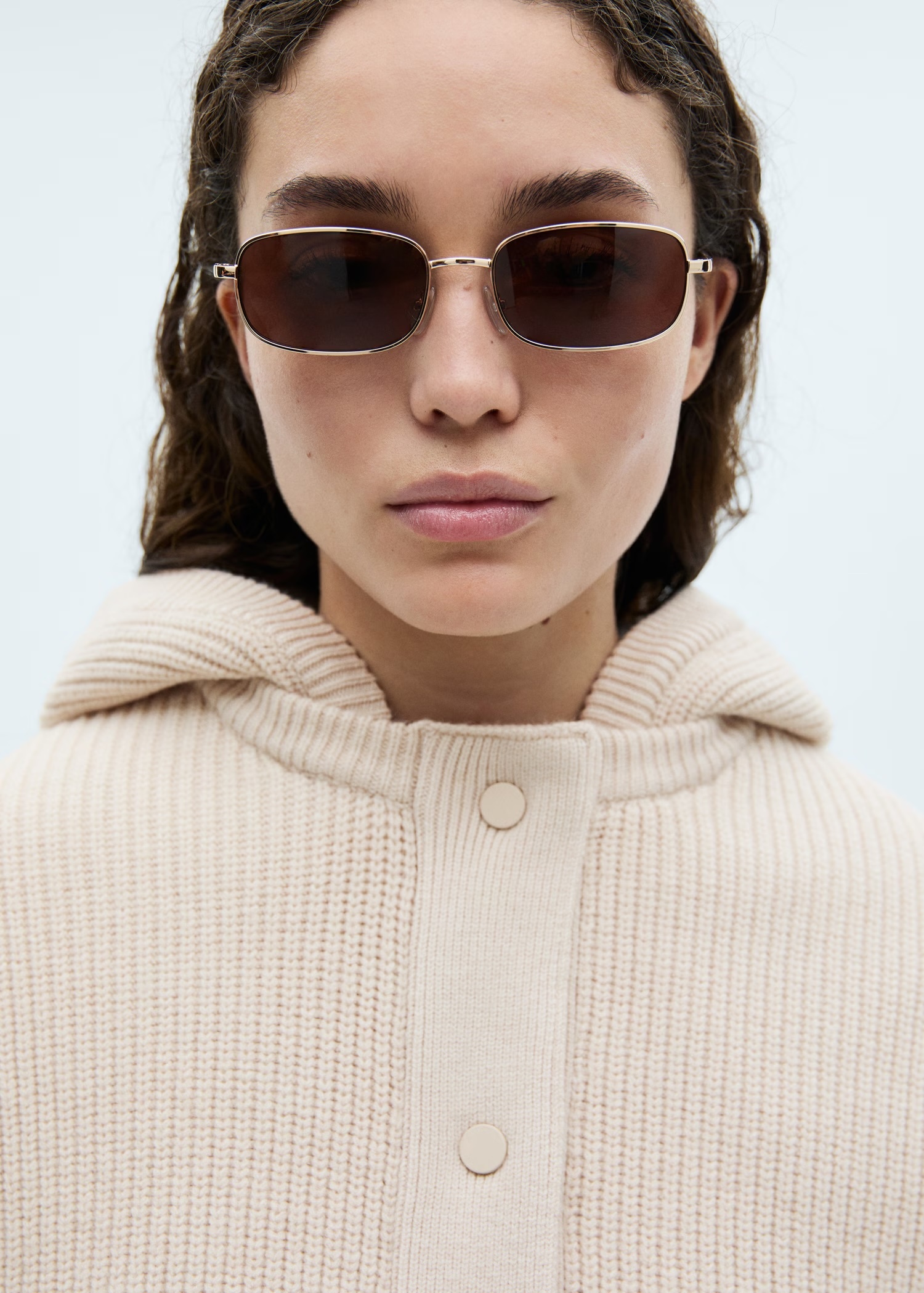 OEM ODM Available Women's Oversized Ribbed Snap-Button Cardigan with Hood