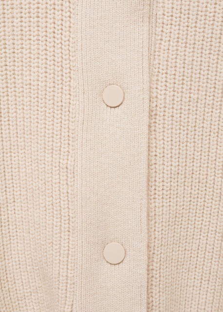 OEM ODM Available Women's Oversized Ribbed Snap-Button Cardigan with Hood
