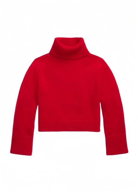 OEM/ODM Women’s Classic Red Turtleneck Sweater | Custom Knitwear Manufacturer & Wholesale Supplier | Jubaodi