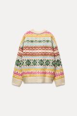 Factory Direct Women’s Multicolor Fair Isle Knit Sweater | Custom Knitwear Manufacturer & Wholesale Supplier | Jubaodi