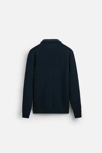OEM Available Men’s Zip Neck Ribbed Sweater –Custom Orders for Retailers & Manufacturers
