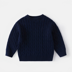 Customizable Boys' Cable Knit Sweater – Classic Style with Modern Comfort | OEM & ODM Manufacturer