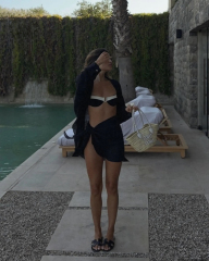 Custom Two-Tone Underwire Bikini Set – Black & Beige | OEM & ODM Swimwear Manufacturer