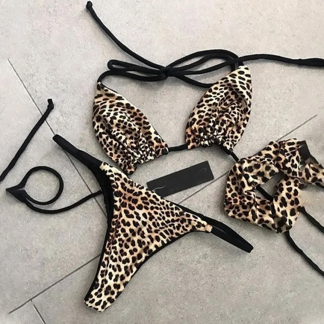 Factory Direct Leopard-Print Multi-Style Swimwear Collection – Bold & Versatile Designs for Wholesale and Customization