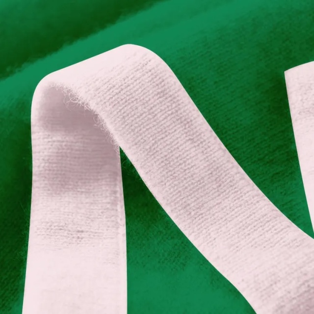 Customizable Color-Block Knit Poncho – Pink, White, and Green | OEM & ODM Knitwear Manufacturer