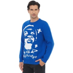 Factory Direct Unisex Graphic Knit Sweater – Bold Streetwear with Artistic Flair | Custom Wholesale Manufacturer