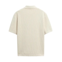 Customizable Ribbed Knit Polo Shirt – Wholesale Manufacturer of Timeless Comfort