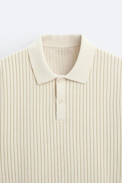 Customizable Ribbed Knit Polo Shirt – Wholesale Manufacturer of Timeless Comfort