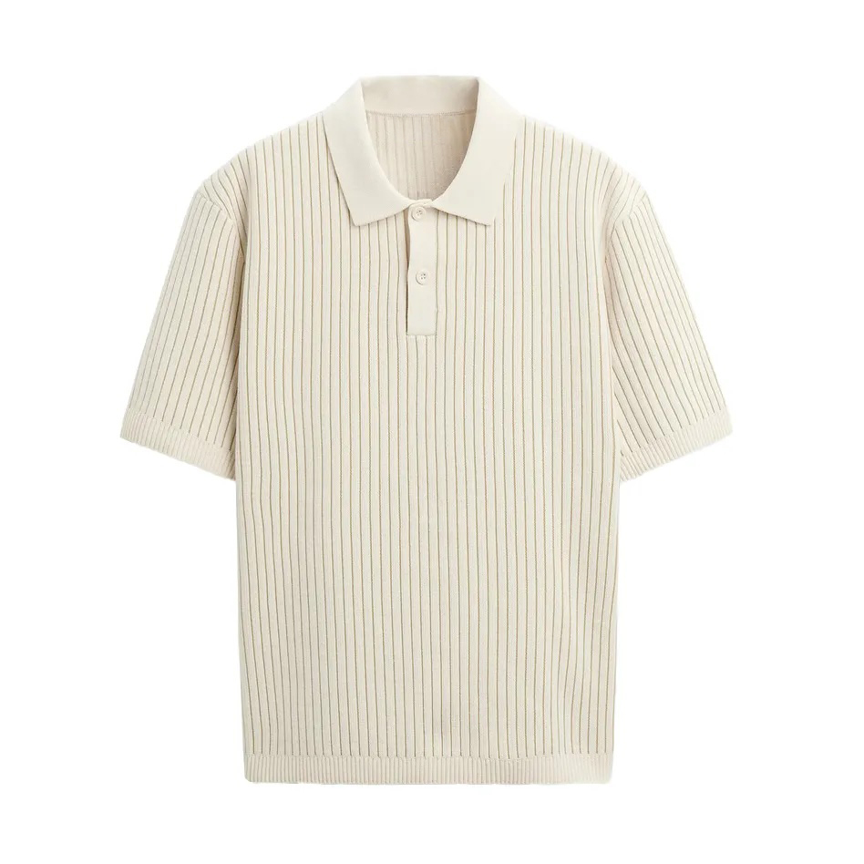 Customizable Ribbed Knit Polo Shirt – Wholesale Manufacturer of Timeless Comfort