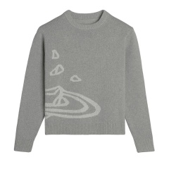 Factory-Direct Customizable Knitwear Ensemble – Bold Graphic Sweater & Sleek Cargo Pants for Modern Streetwear