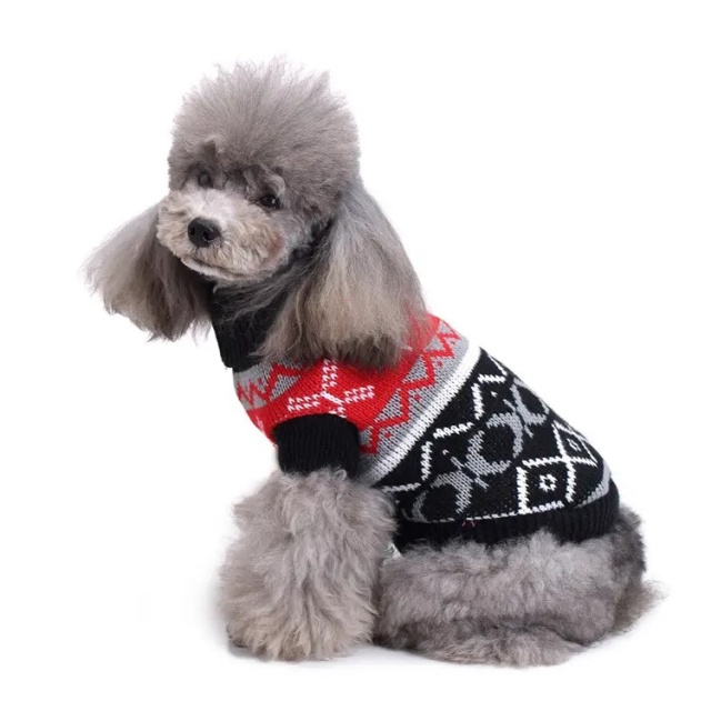 Customizable Festive Holiday Knit Pet Sweater – Wholesale Manufacturer of Stylish Pet Apparel