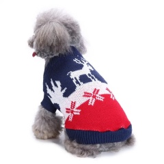 Customizable Festive Holiday Knit Pet Sweater – Wholesale Manufacturer of Stylish Pet Apparel