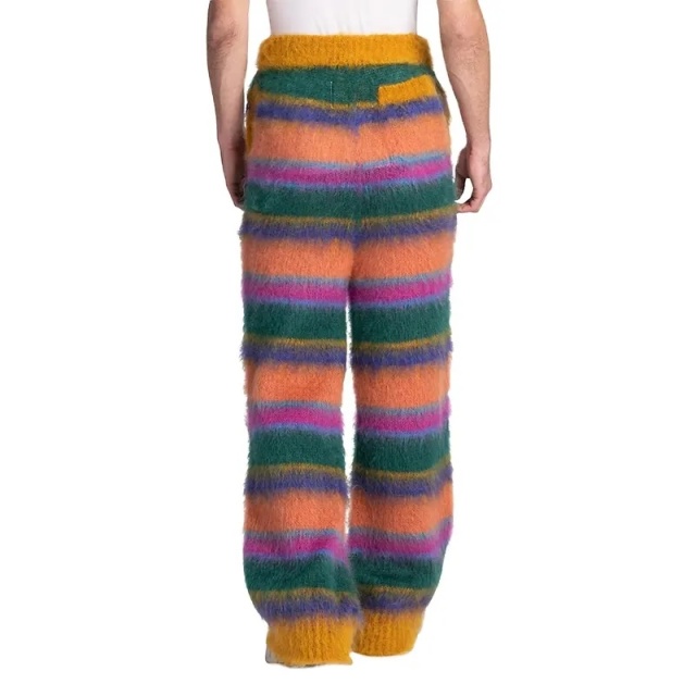 Customized Colorful Striped Knit Pants – Vibrant, Cozy, and Unique