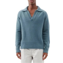 OEM/ODM Modern Open-Collar Knit Sweater – Relaxed, Elegant, and Versatile