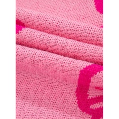 OEM/ODM Pink Oversized Bow Sweater – Cozy, Stylish, and Eye-Catching