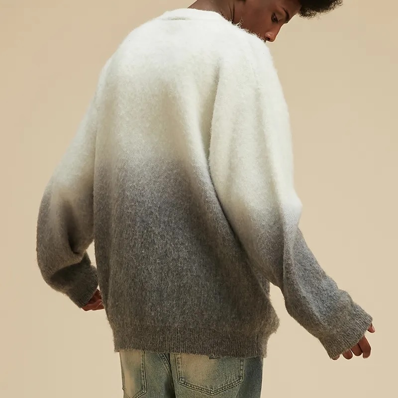 Customizable Gradient Pastel Oversized Cardigan for Women | Premium Knitwear | Wholesale & Bulk Orders