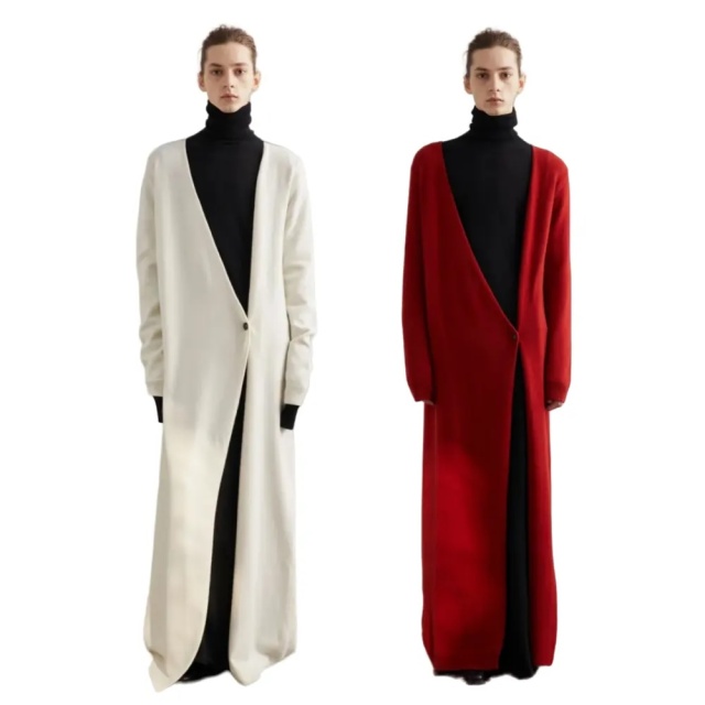 Customizable Women’s Longline Minimalist Wrap Cardigan | OEM & ODM Knitwear | Wholesale for Retailers