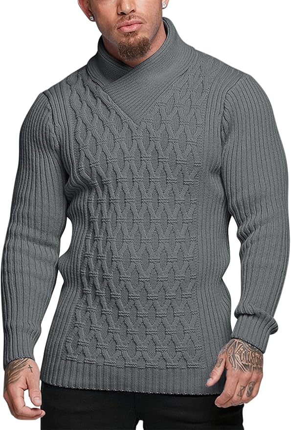 OEM Customizable Stylish White Cable-Knit Turtleneck Sweater - Modern Comfort for Retailers and Manufacturers