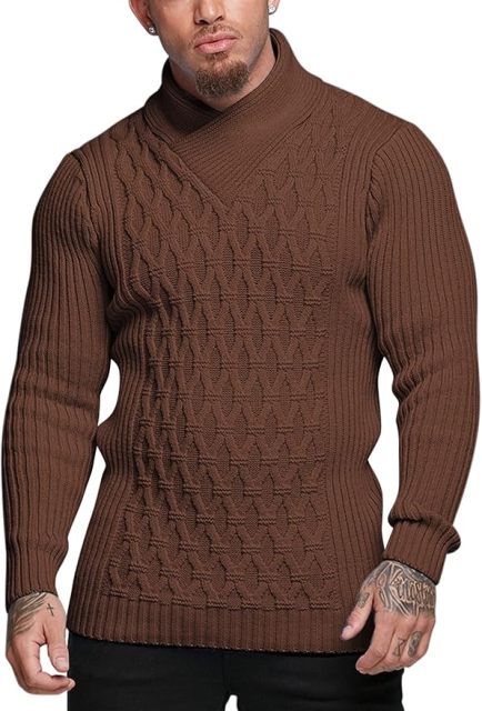 OEM Customizable Stylish White Cable-Knit Turtleneck Sweater - Modern Comfort for Retailers and Manufacturers