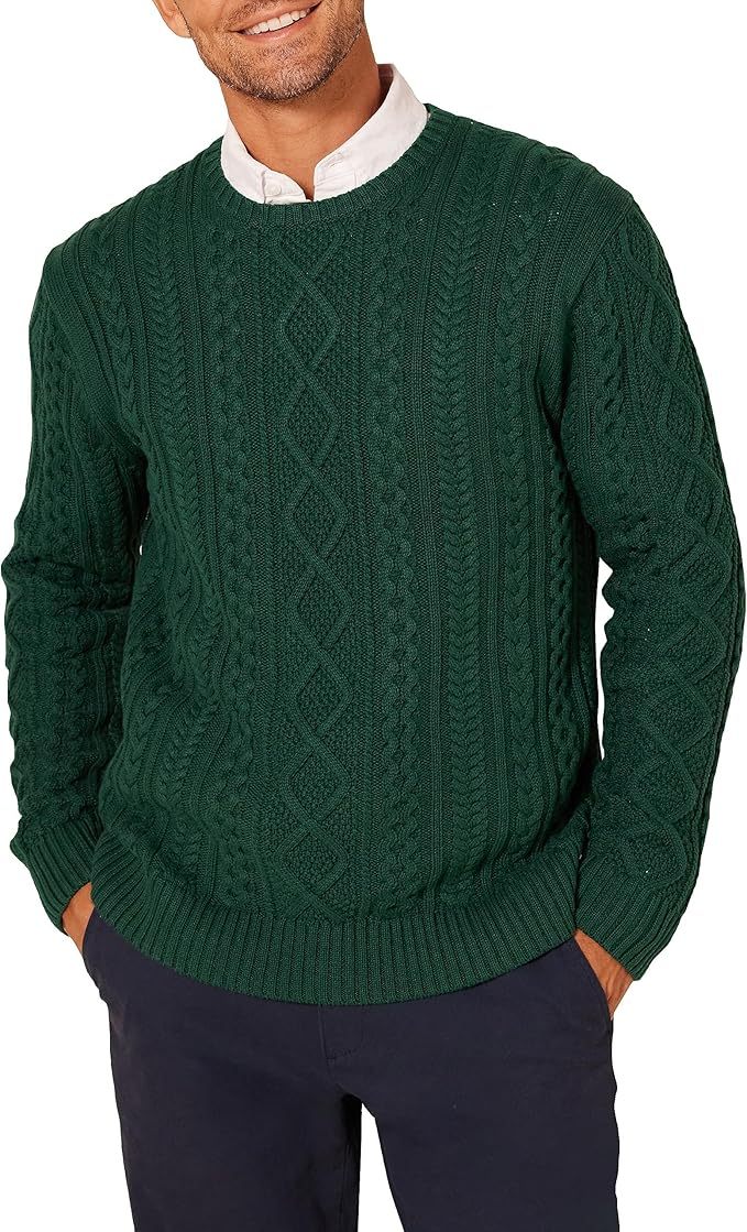 OEM Customizable Classic Beige Cable-Knit Crewneck Sweater - Timeless Comfort for Retailers and Manufacturers
