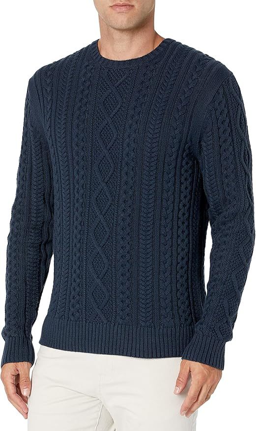 OEM Customizable Classic Beige Cable-Knit Crewneck Sweater - Timeless Comfort for Retailers and Manufacturers